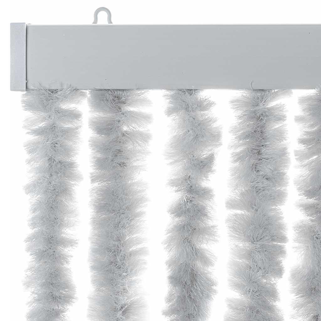 Zastor protiv muha sivi 56x200 cm od šenila