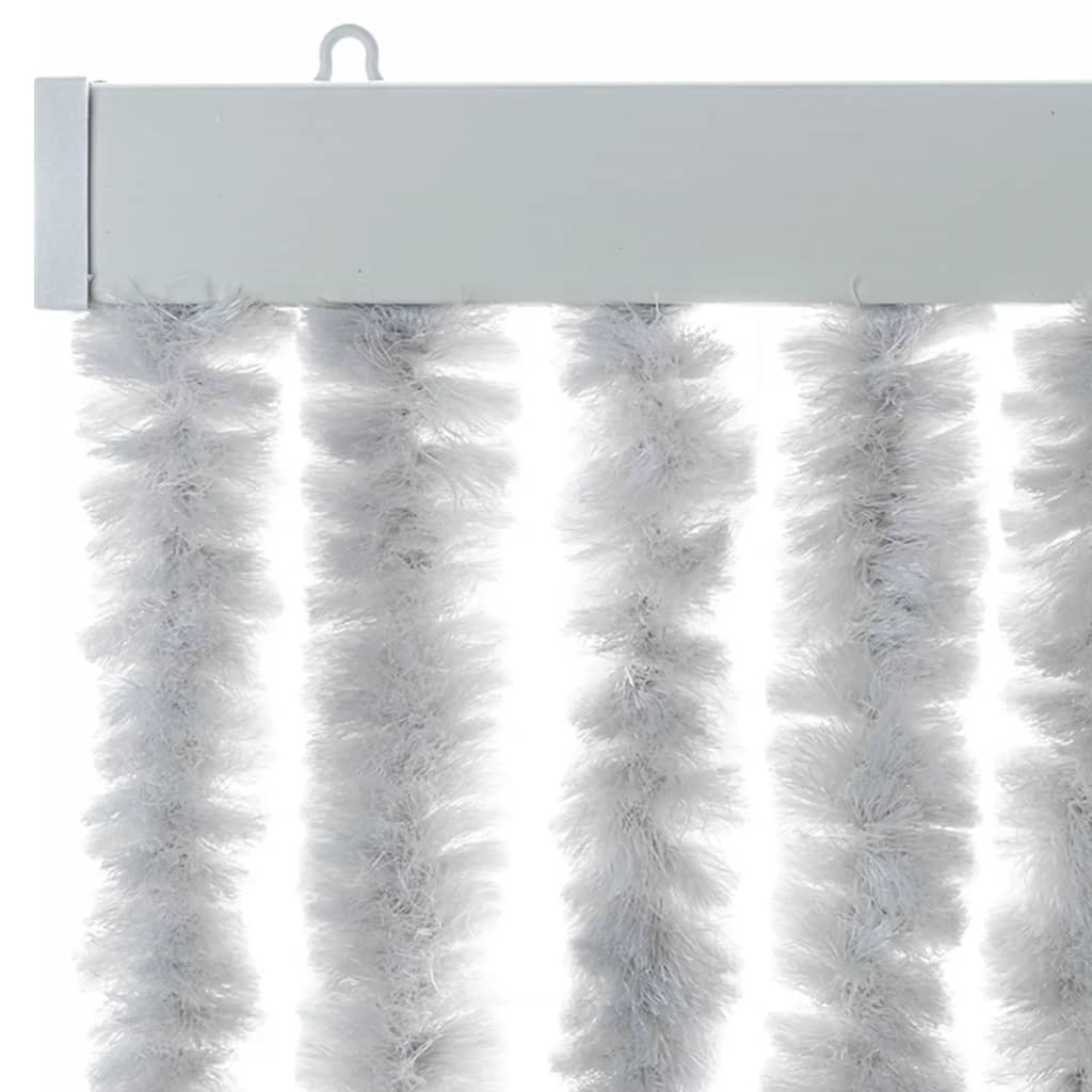 Zastor protiv muha sivi 90 x 220 cm od šenila