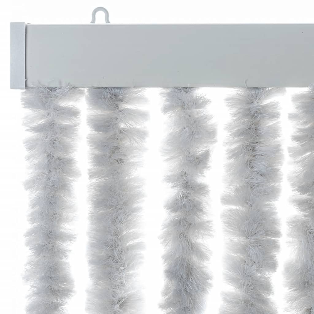 Zastor protiv muha sivi 100 x 220 cm od šenila