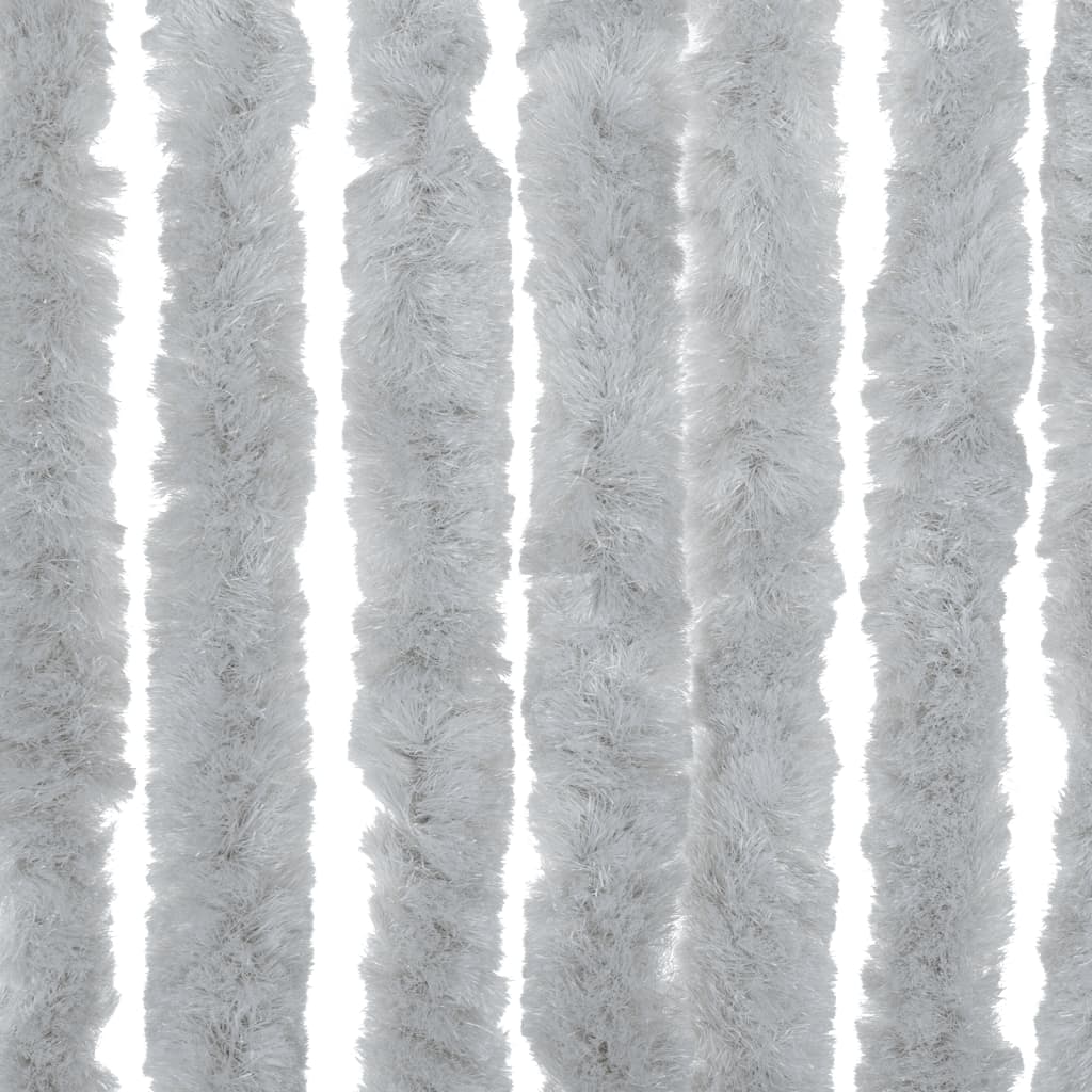 Zastor protiv muha sivi 100 x 220 cm od šenila
