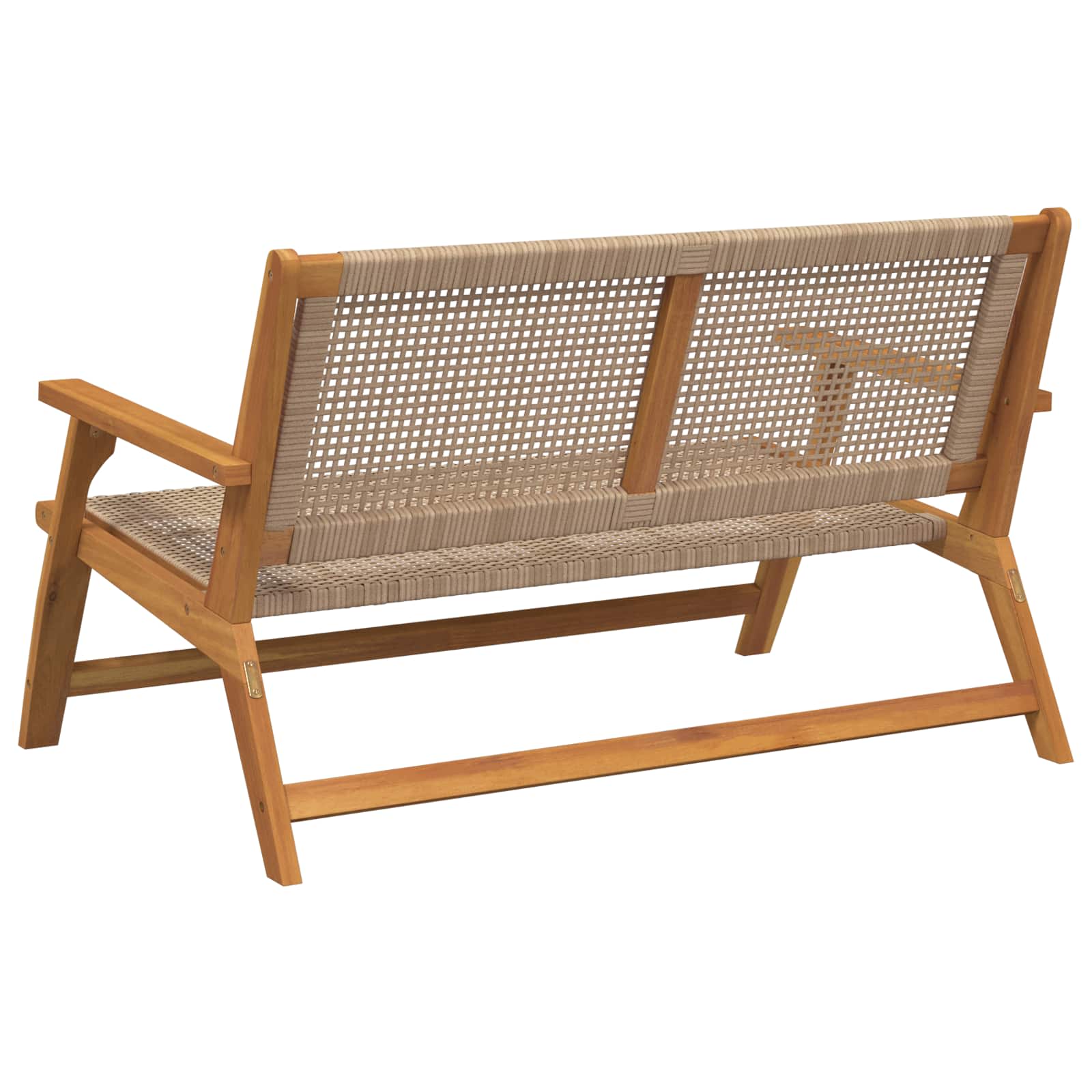 Vrtni namještaj Bež 122 x 78 x 73 cm Čvrsto drvo akacije