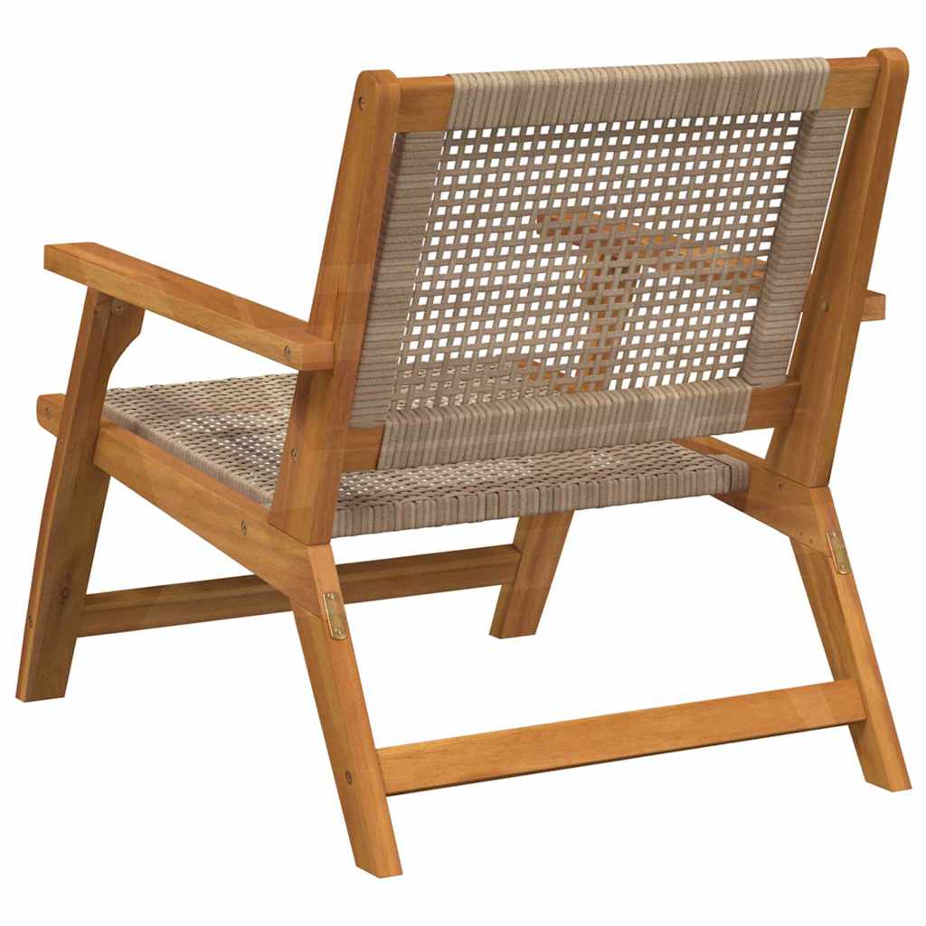 Vrtni namještaj 2 pcs Bež 67 x 78 x 73 cm Čvrsto drvo akacije