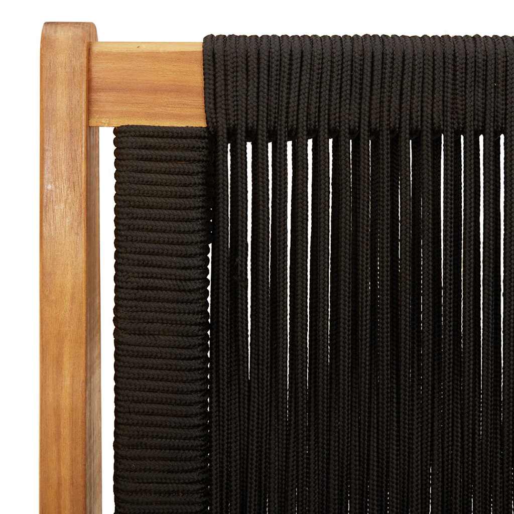 Vrtni namještaj 2 pcs Crna 67 x 76 x 73 cm Čvrsto drvo akacije