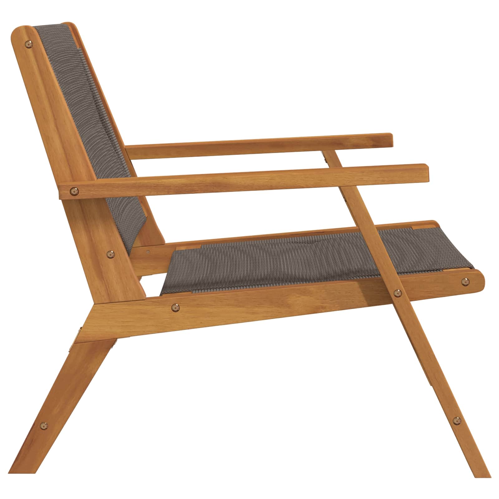 Vrtni namještaj 2 pcs Siva 67 x 78 x 73 cm Čvrsto drvo akacije