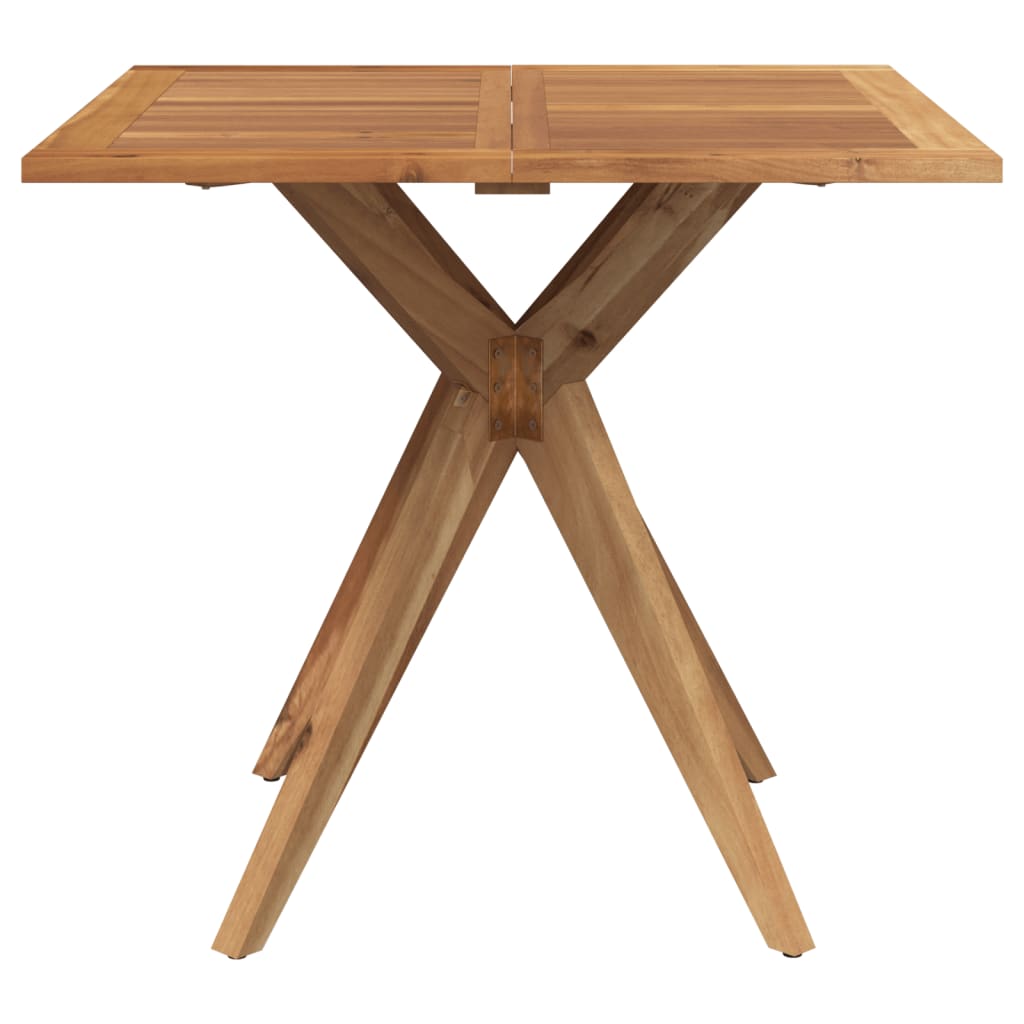 Vrtni stol četvrtasti 85x85x75 cm od masivnog bagremovog drva