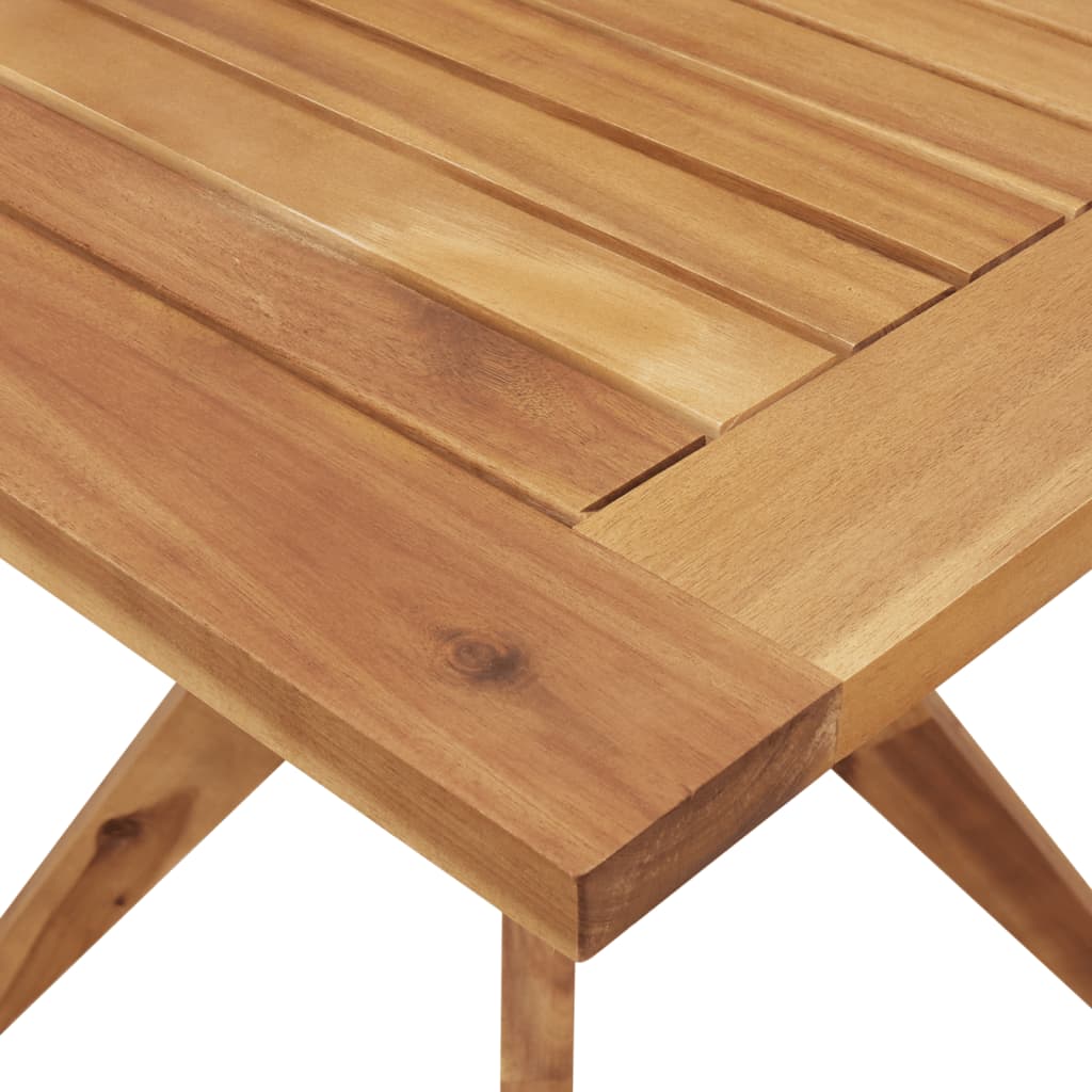 Vrtni stol četvrtasti 85x85x75 cm od masivnog bagremovog drva