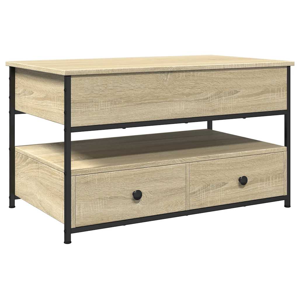 Stolić za kavu boja hrasta sonome 85x50x50 cm od drva i metala