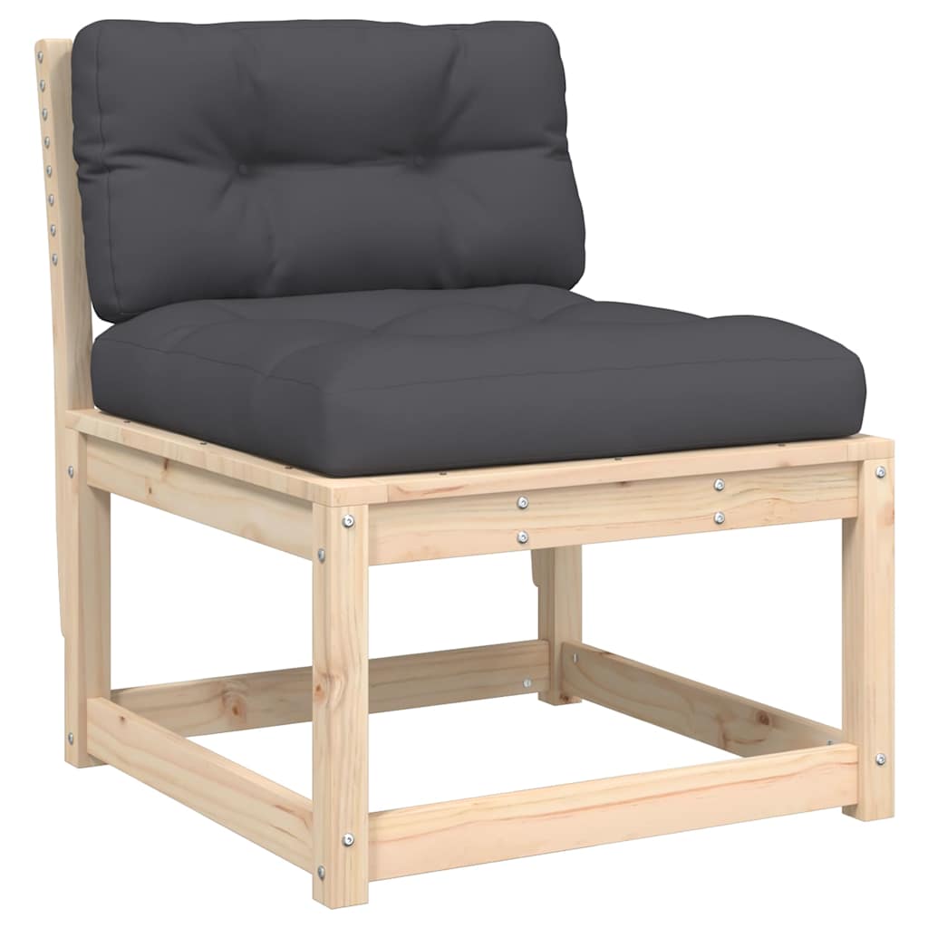 5-dijelni set vrtnih sofa od masivne borovine s jastucima