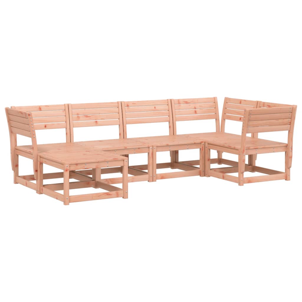 6-dijelni set vrtnih sofa od masivnog drva duglazije