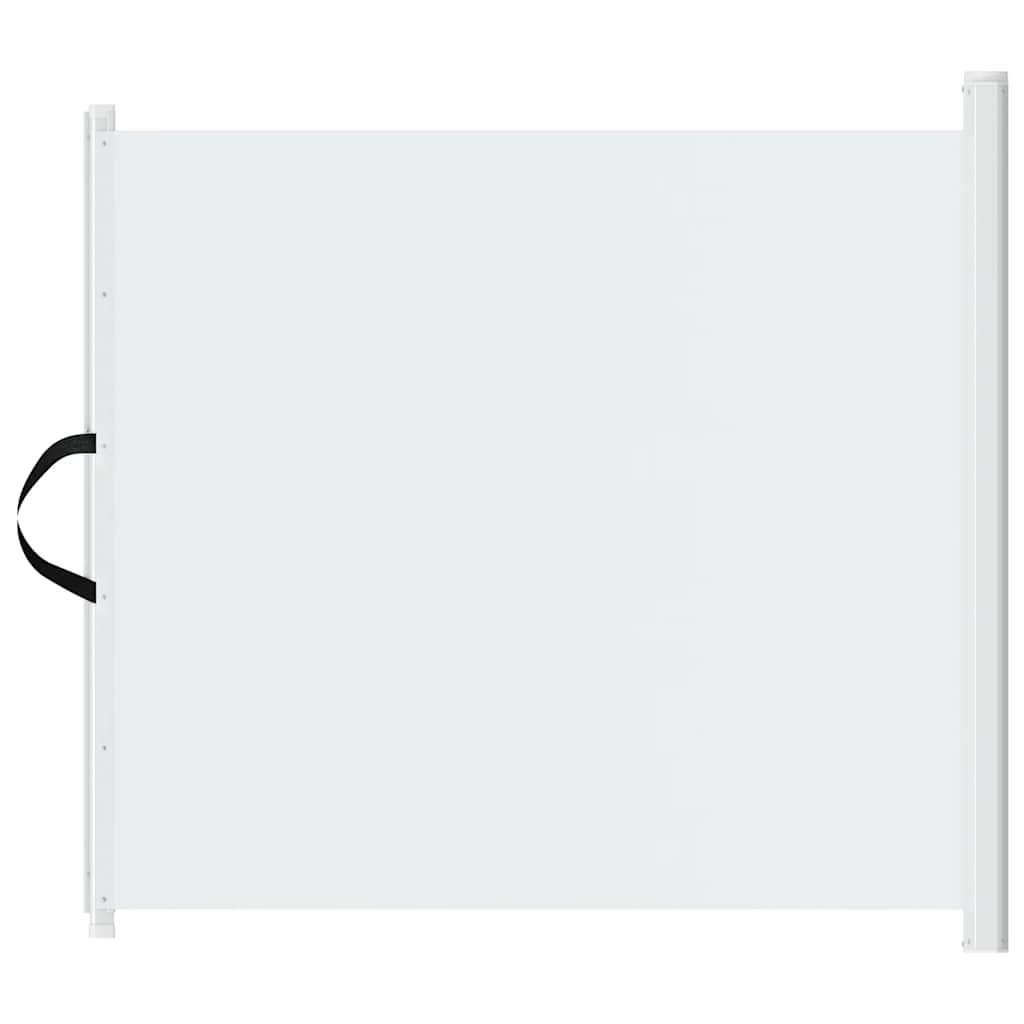 Uvlačiva vrata za kućne ljubimce bijela 102,5x125 cm