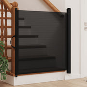 Uvlačiva vrata za kućne ljubimce crna 117,5x125 cm