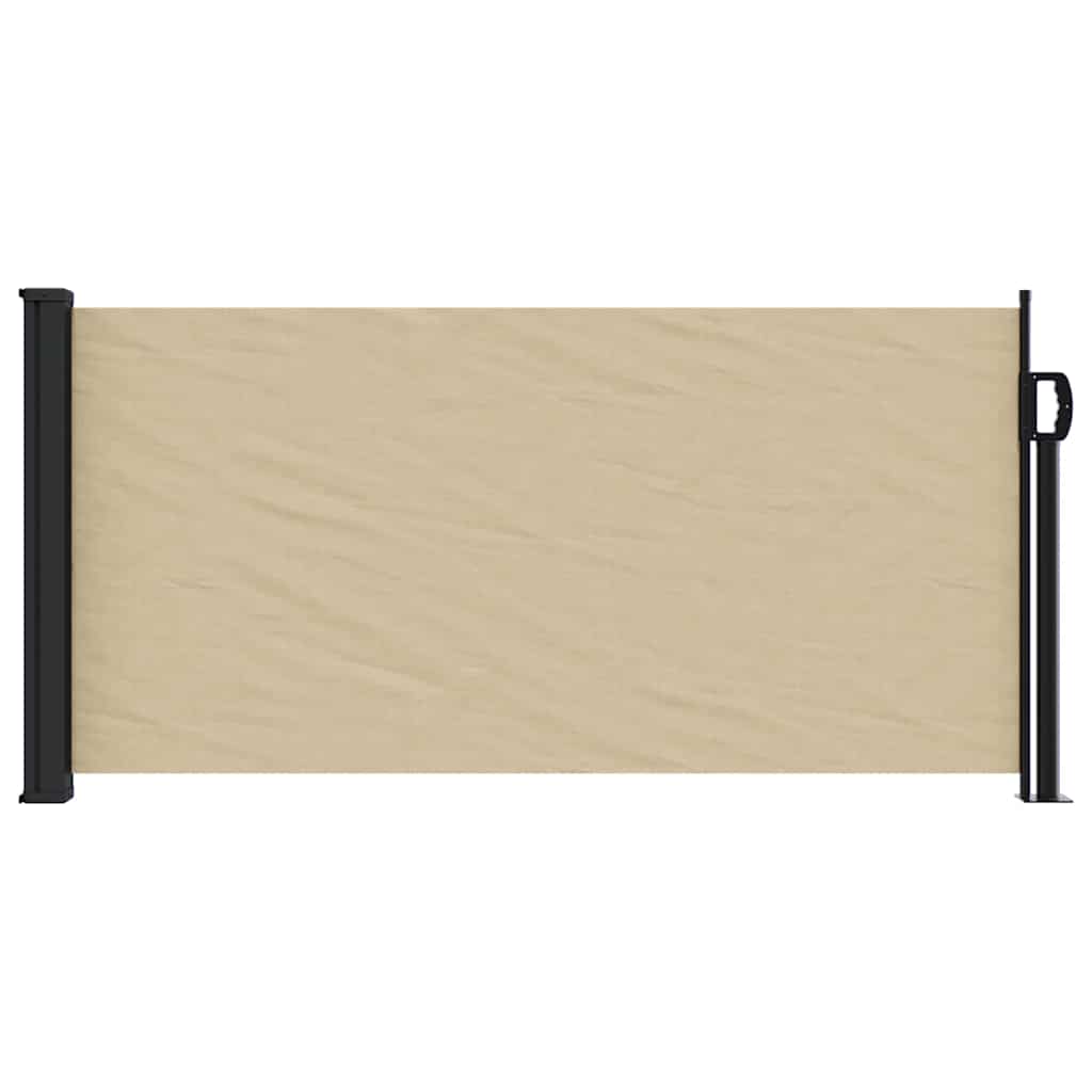 Bočna tenda na uvlačenje bež 100 x 300 cm