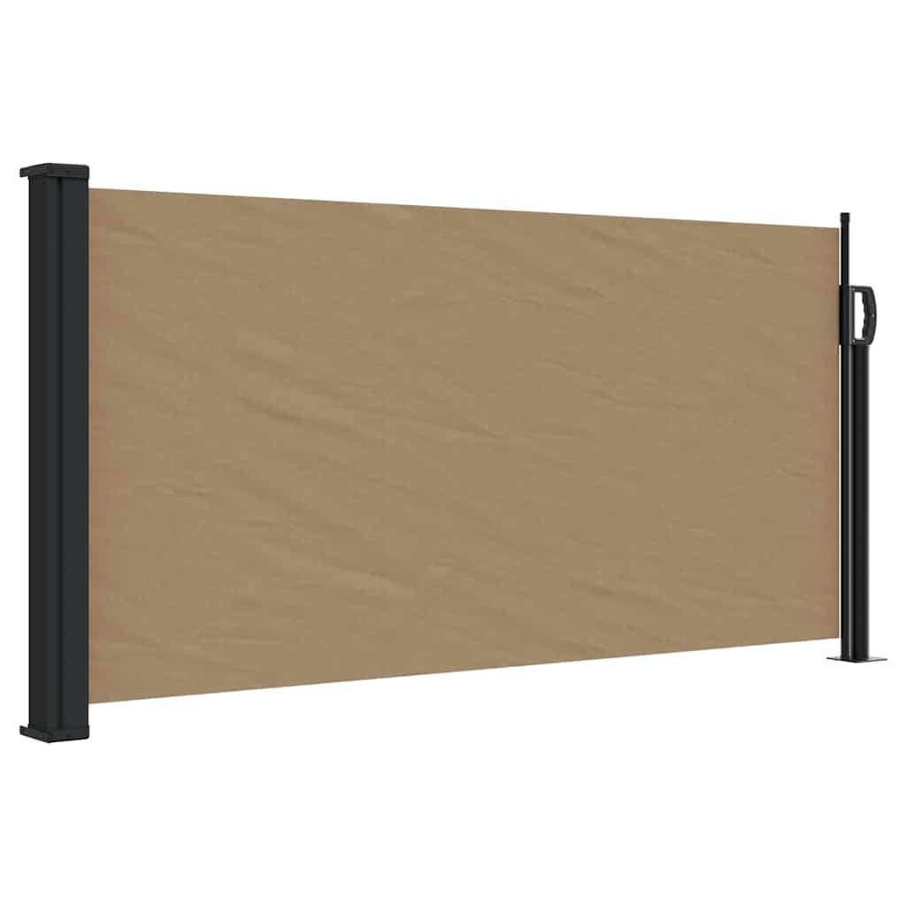 Bočna tenda na uvlačenje smeđesiva 100 x 300 cm