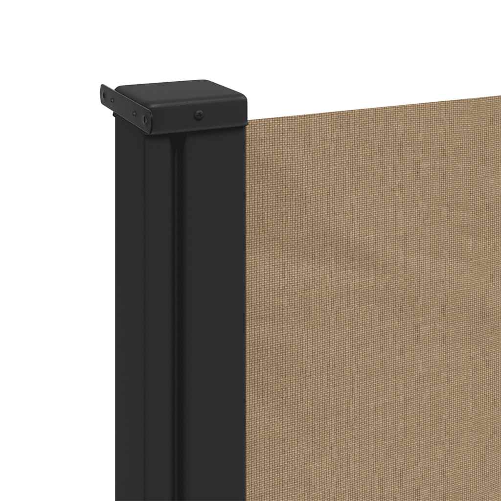 Bočna tenda na uvlačenje smeđesiva 100 x 300 cm