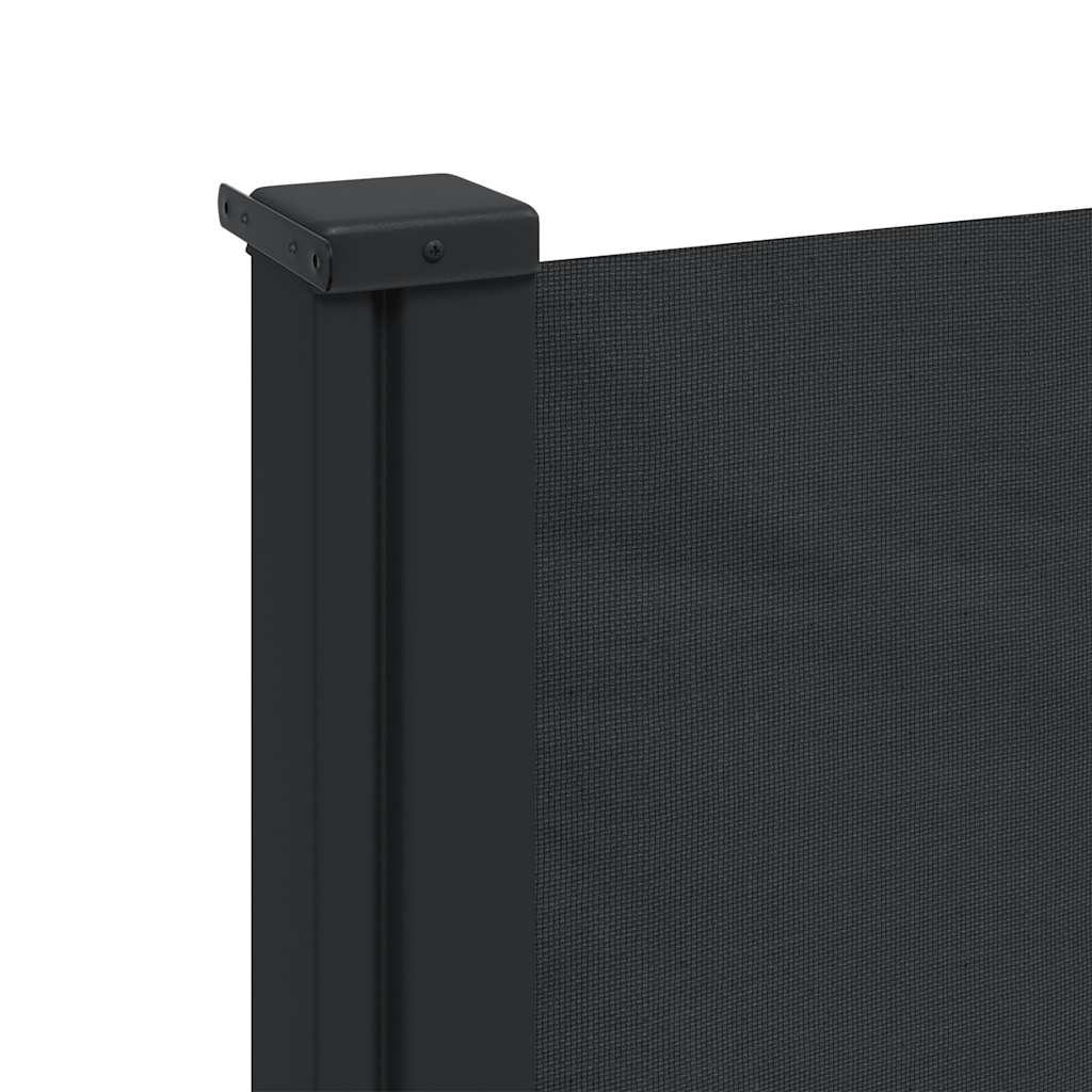 Bočna tenda na uvlačenje crna 117 x 300 cm