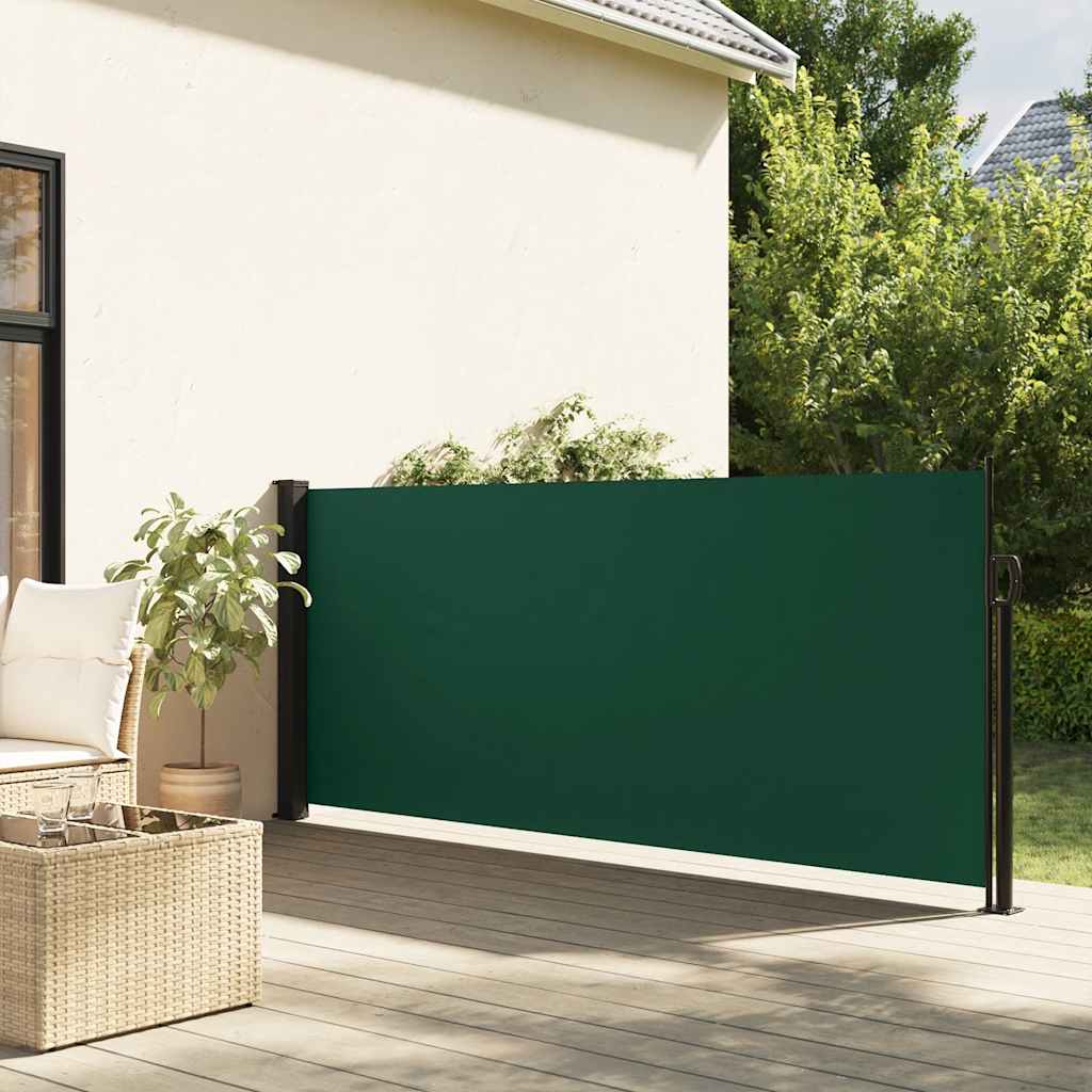 Uvlačiva bočna tenda tamnozelena 117 x 300 cm