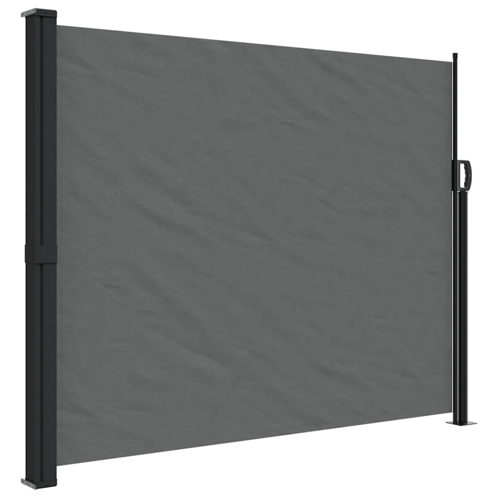 Uvlačna bočna tenda antracit boje 160x300 cm