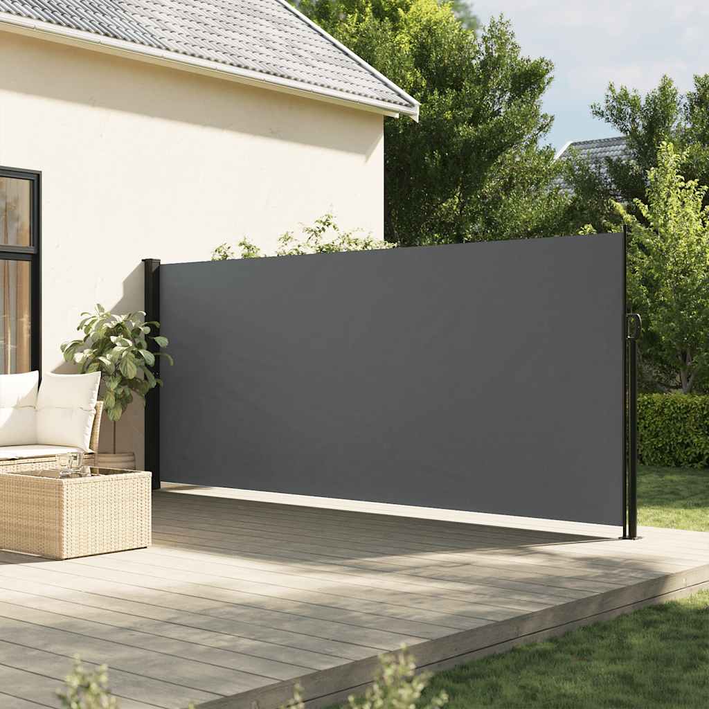 Uvlačna bočna tenda antracit boje 160x300 cm
