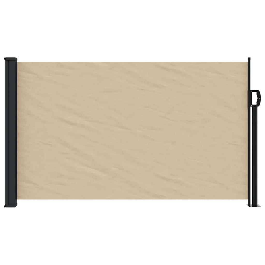 Bočna tenda na uvlačenje bež 120 x 500 cm