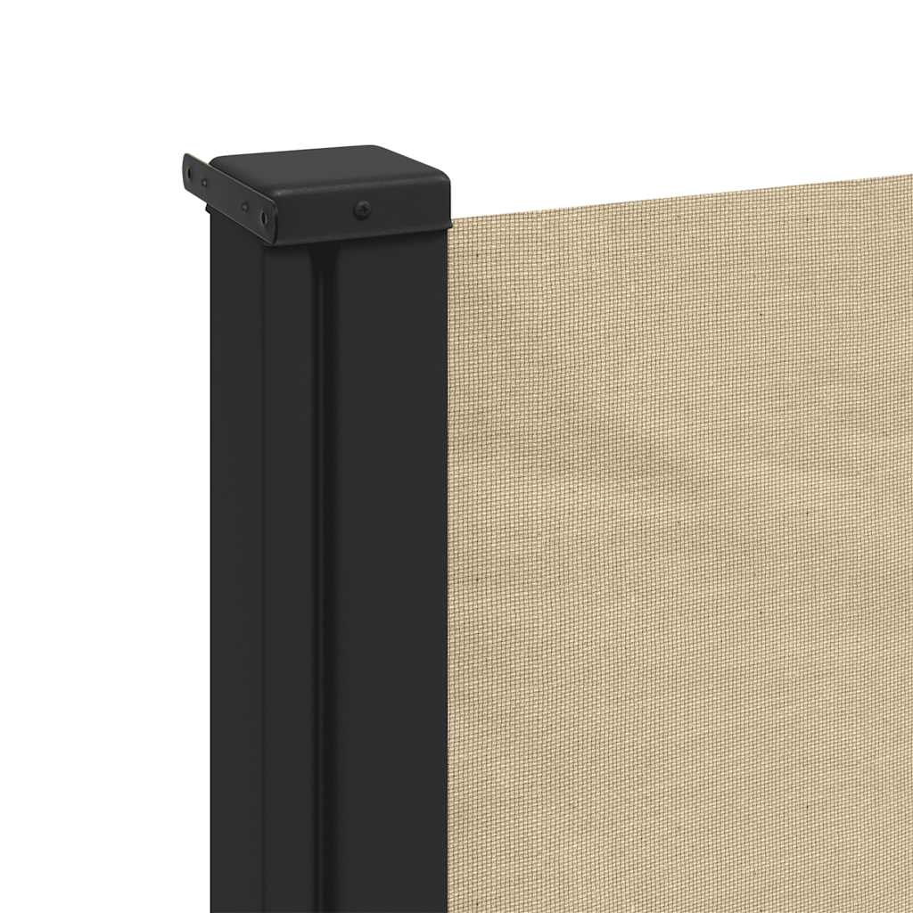 Bočna tenda na uvlačenje bež 120 x 500 cm