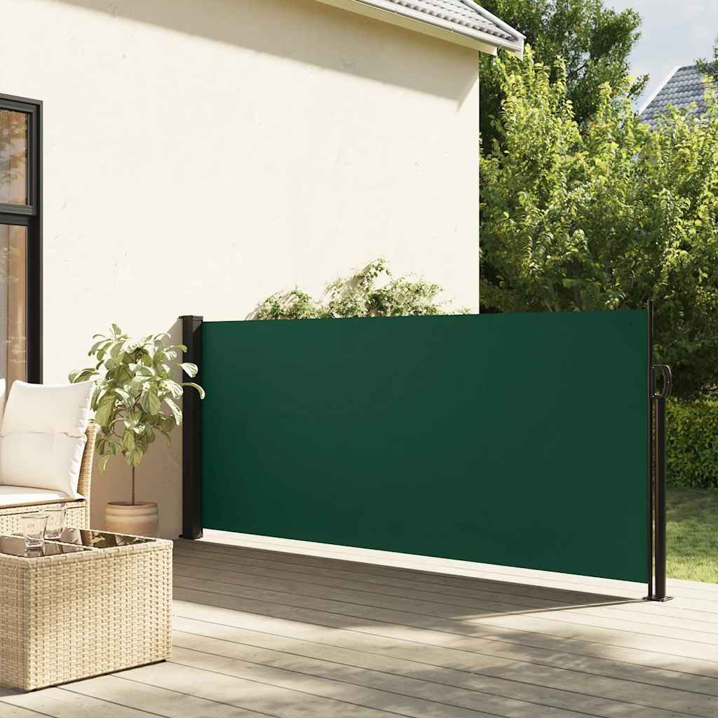 Bočna tenda na uvlačenje tamnozelena 120 x 500 cm