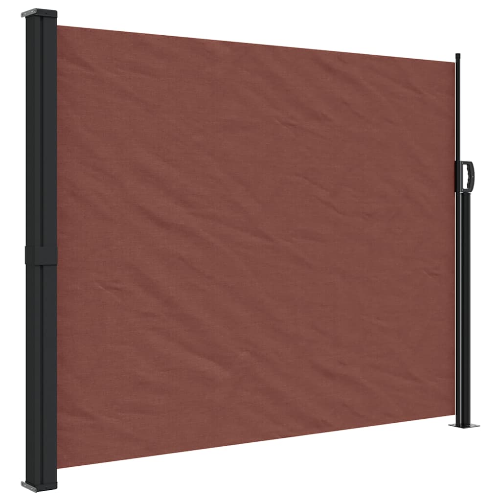 Bočna tenda na uvlačenje smeđa 160 x 500 cm