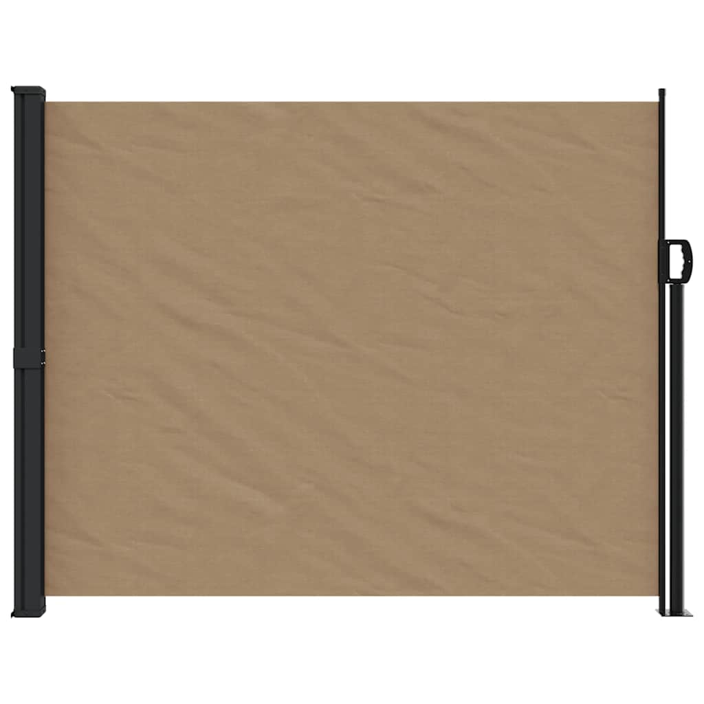 Bočna tenda na uvlačenje smeđesiva 160 x 500 cm
