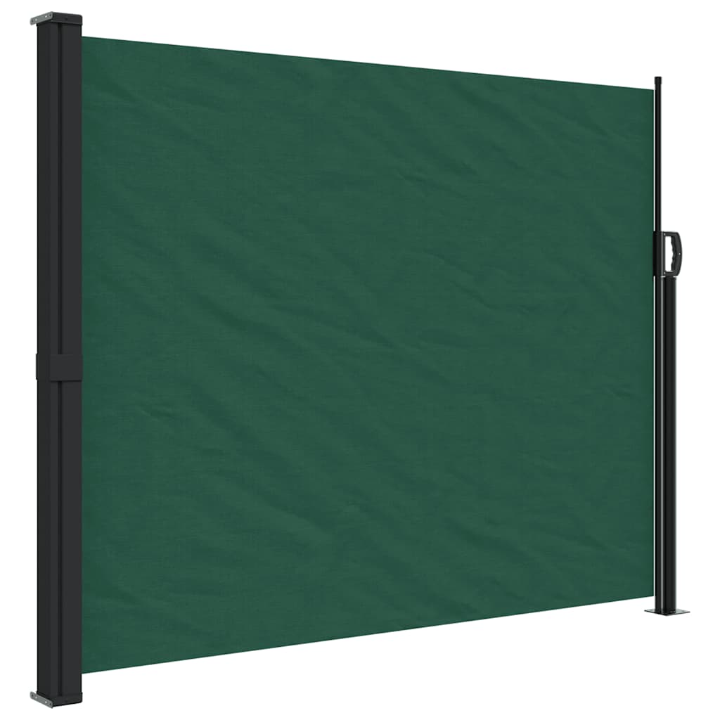Bočna tenda na uvlačenje tamnozelena 160 x 500 cm