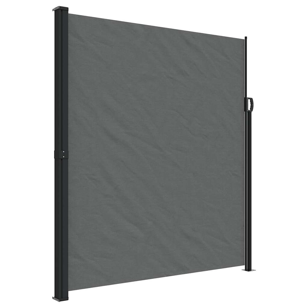 Bočna tenda na uvlačenje antracit 220 x 500 cm