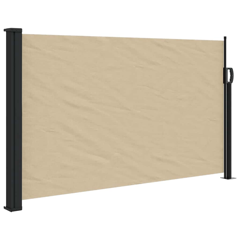 Uvlačiva bočna tenda 120 x 600 cm bež