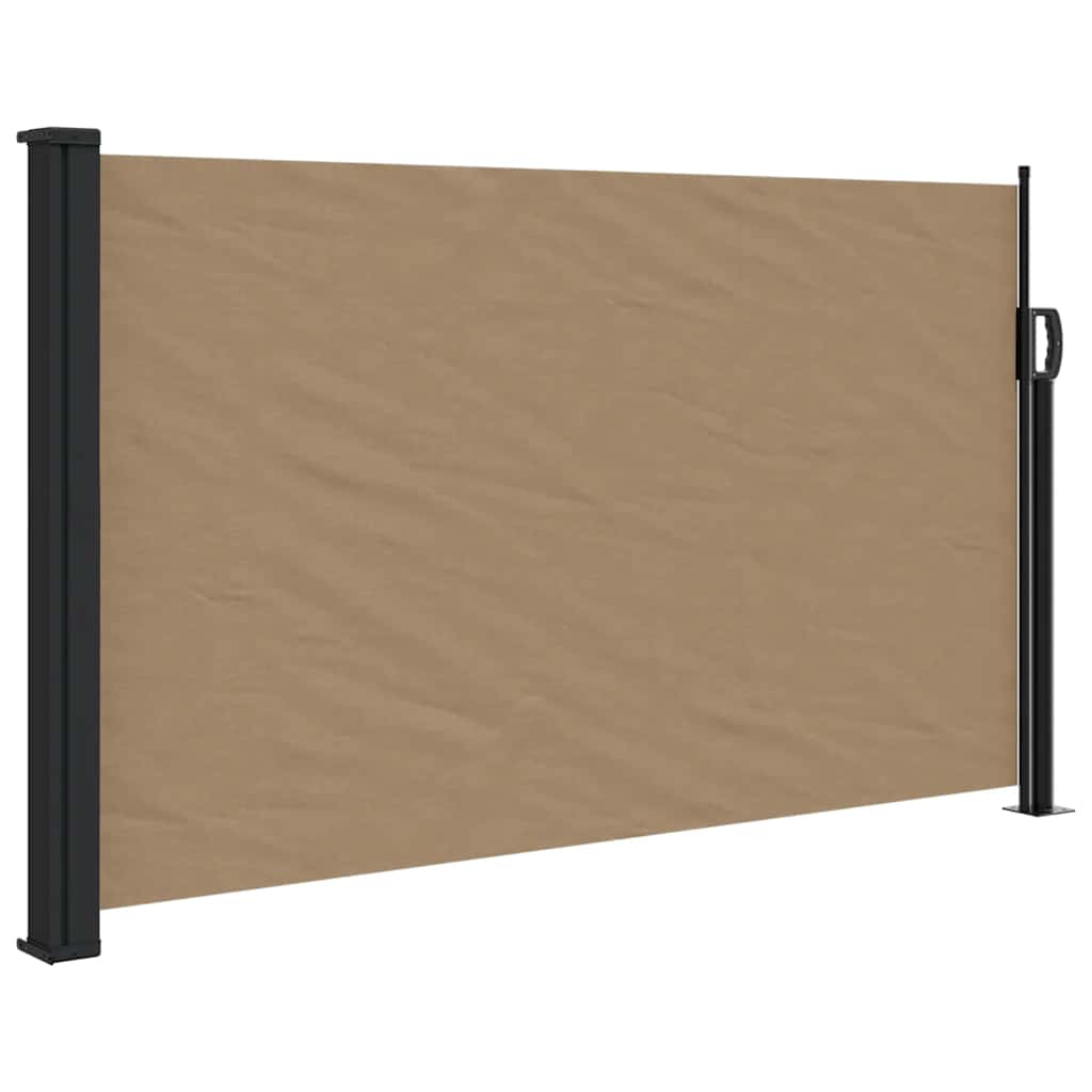 Uvlačiva bočna tenda 120 x 600 cm smeđesiva