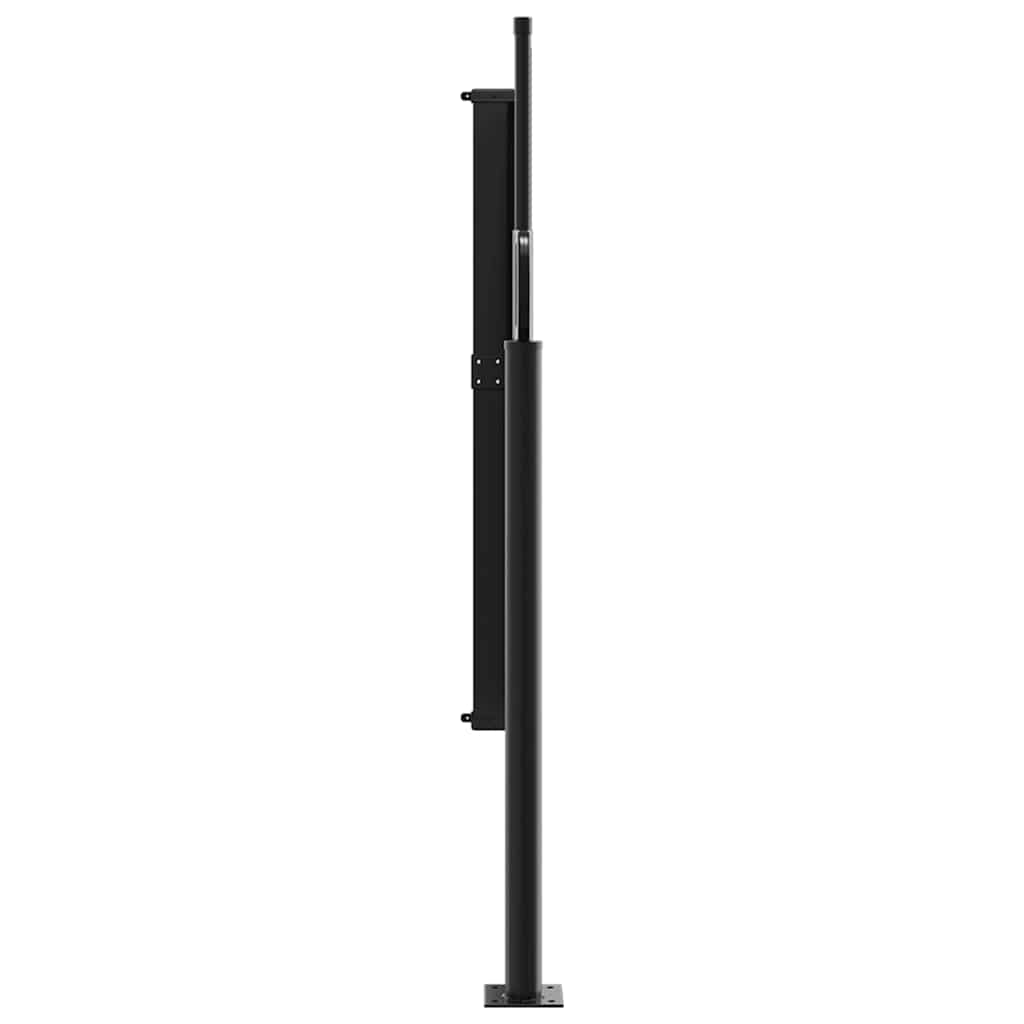 Uvlačiva bočna tenda 140 x 600 cm crna