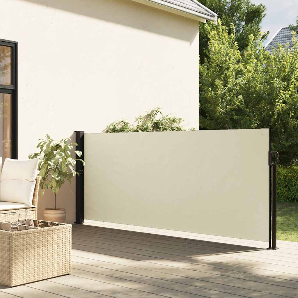 Uvlačiva bočna tenda 140 x 600 cm krem