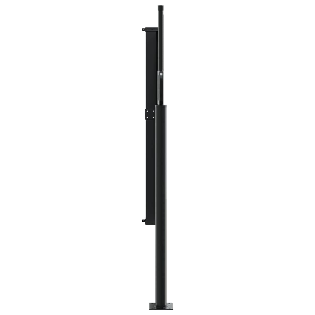 Uvlačiva bočna tenda 140 x 600 cm crvena