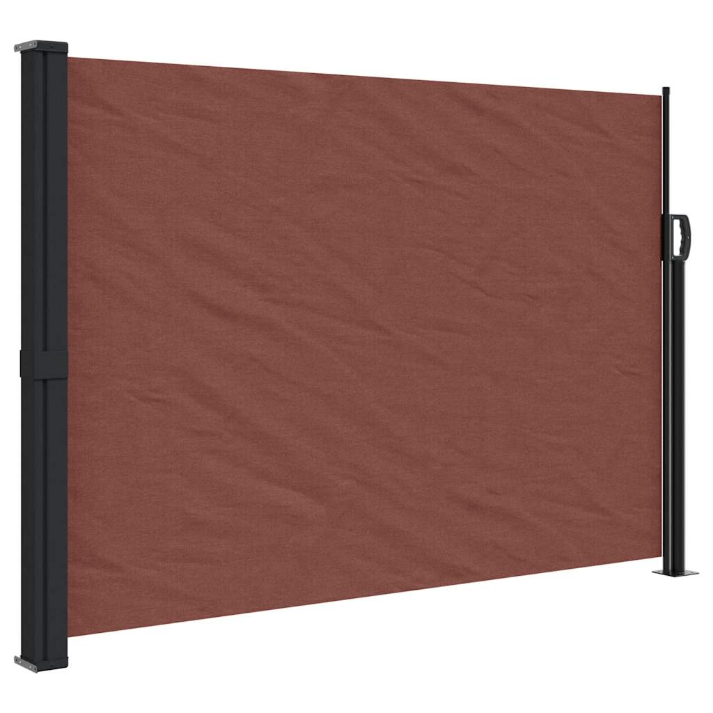 Uvlačiva bočna tenda 140 x 600 cm smeđa