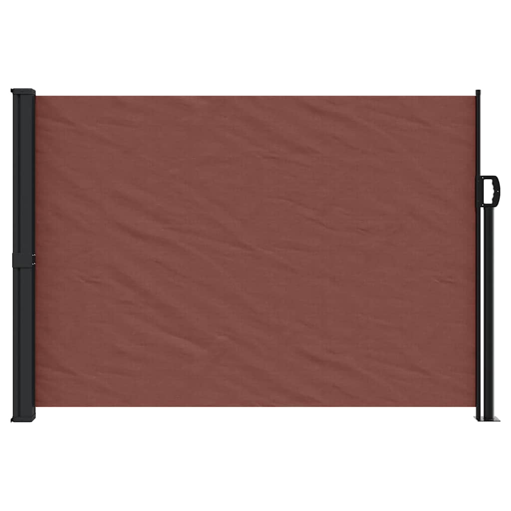 Uvlačiva bočna tenda 140 x 600 cm smeđa