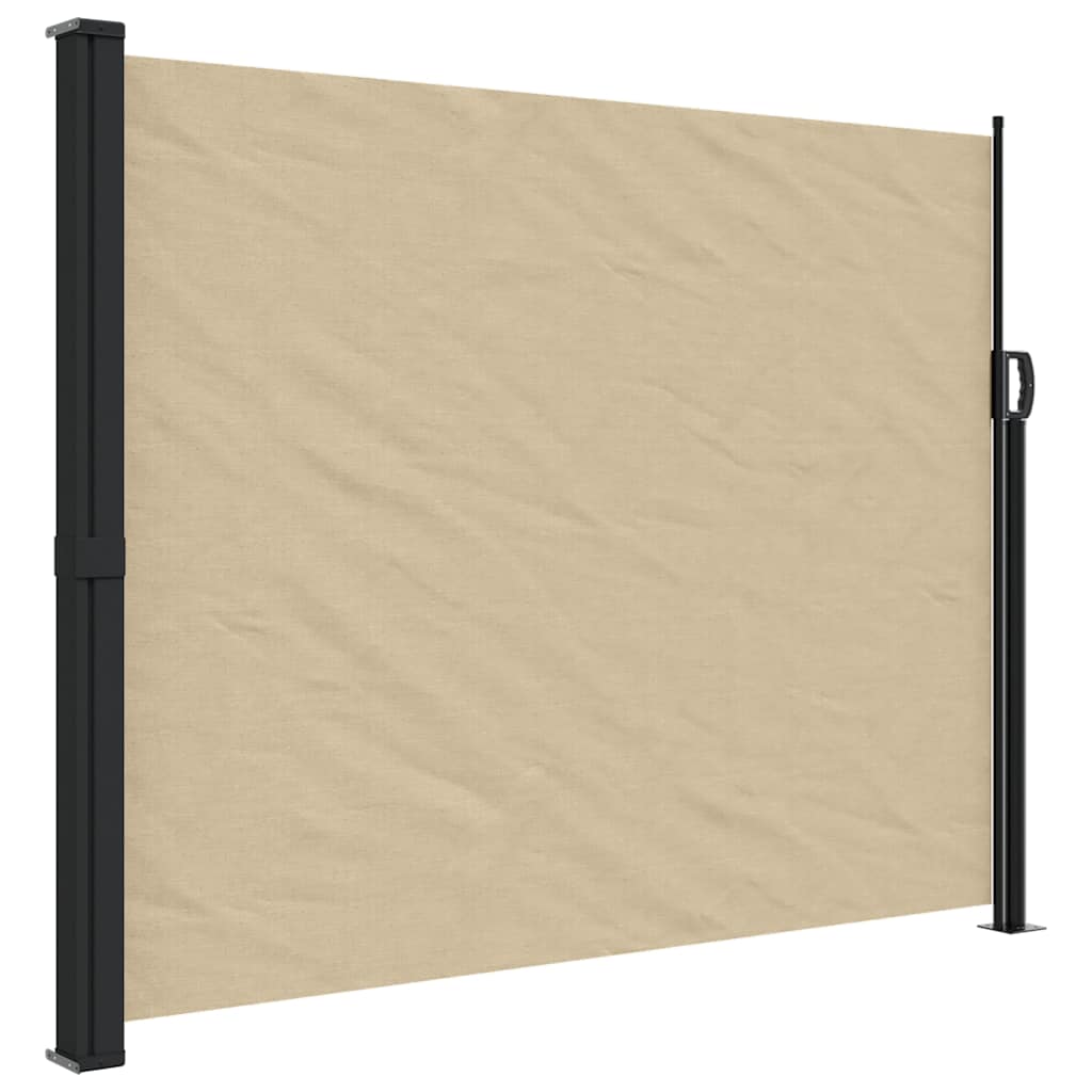 Uvlačiva bočna tenda bež 160 x 600 cm