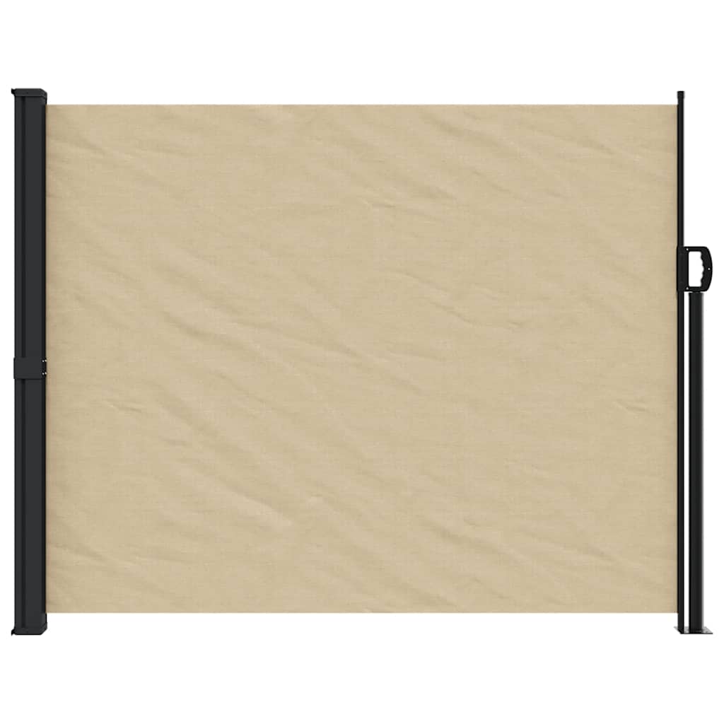 Uvlačiva bočna tenda bež 160 x 600 cm