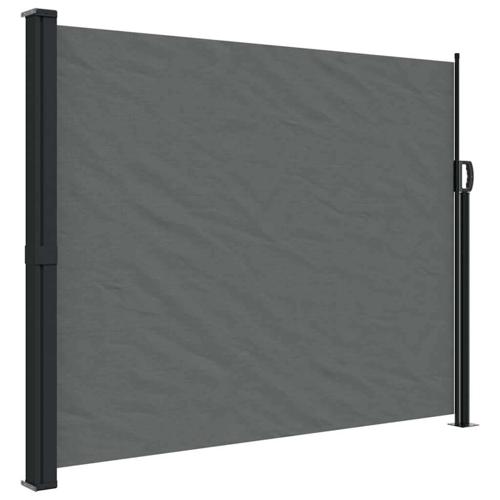 Uvlačiva bočna tenda 160 x 600 cm antracit