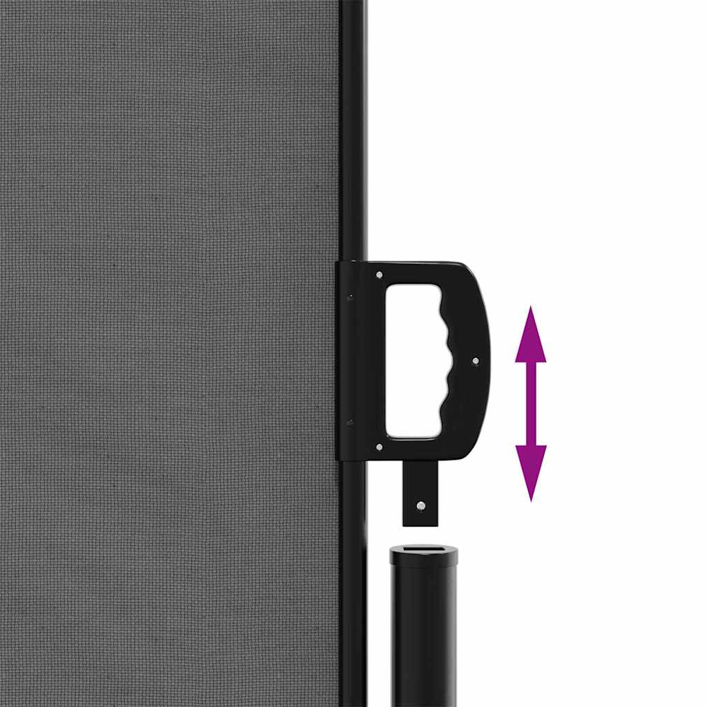 Uvlačiva bočna tenda 160 x 600 cm antracit