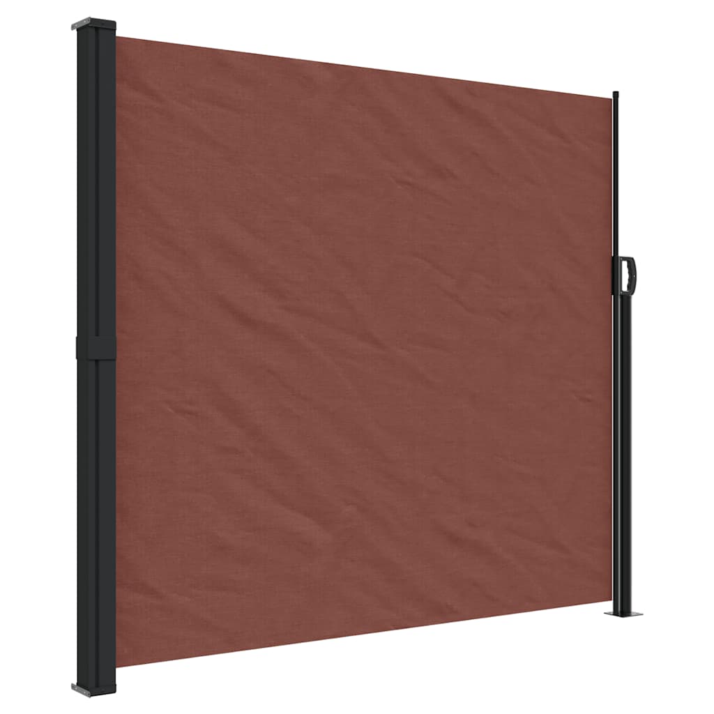 Uvlačiva bočna tenda smeđa 180 x 600 cm
