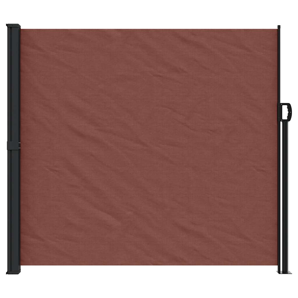 Uvlačiva bočna tenda smeđa 180 x 600 cm