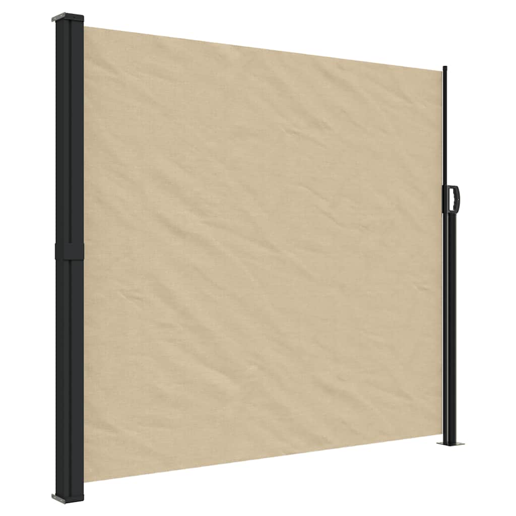 Bočna tenda na uvlačenje bež 180x600 cm