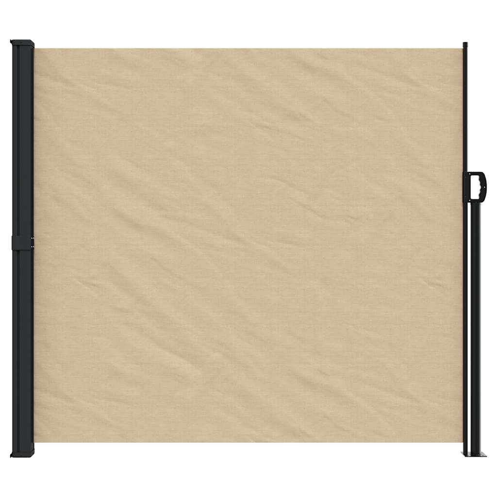 Bočna tenda na uvlačenje bež 180x600 cm