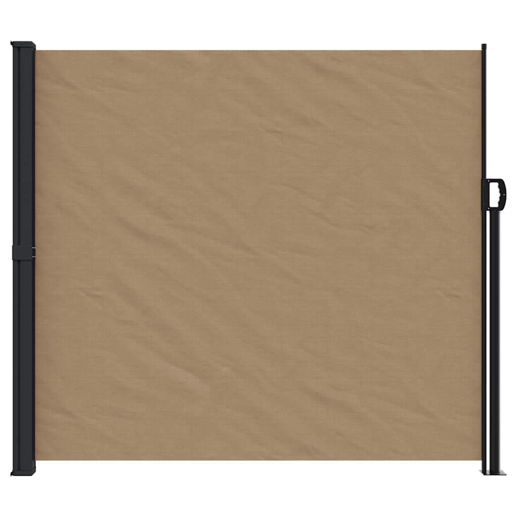 Bočna tenda na uvlačenje smeđesiva 180x600 cm