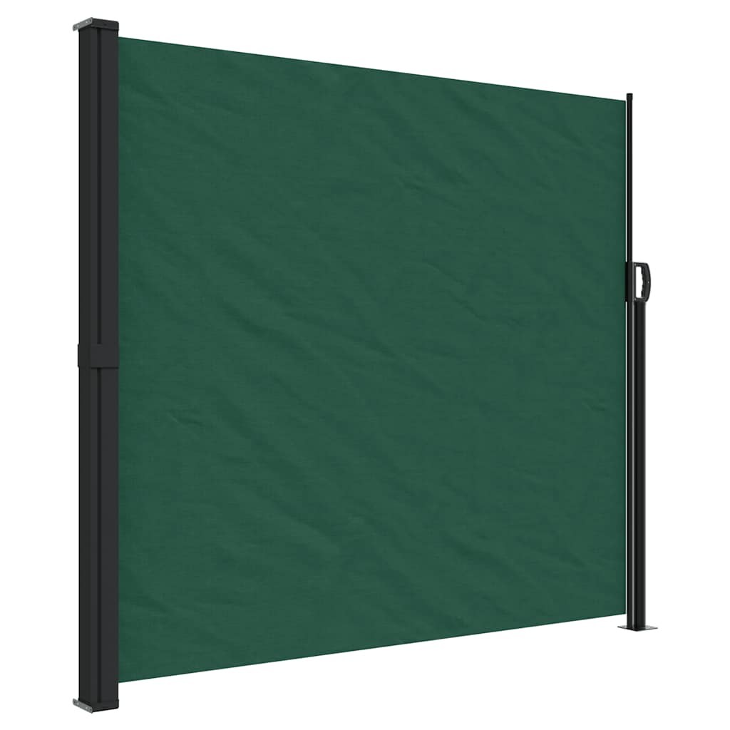 Uvlačiva bočna tenda tamnozelena 180 x 600 cm