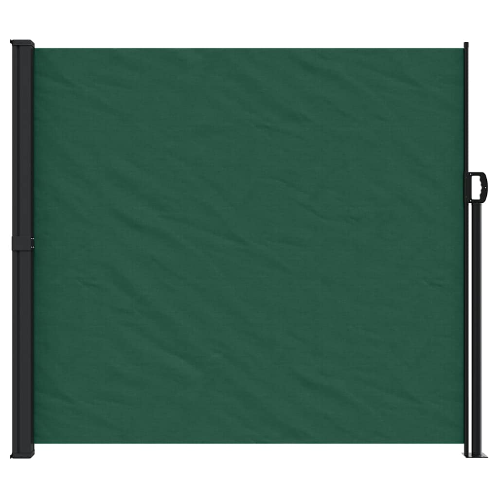 Uvlačiva bočna tenda tamnozelena 180 x 600 cm