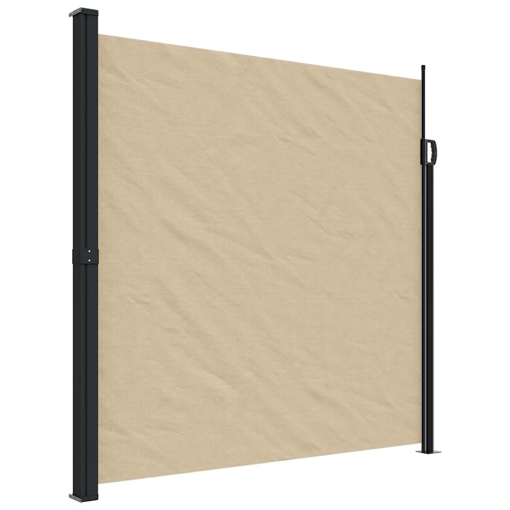 Bočna tenda na uvlačenje bež 200x600 cm