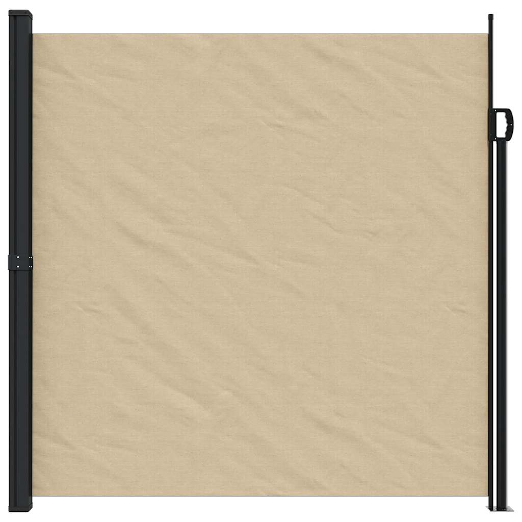 Bočna tenda na uvlačenje bež 200x600 cm