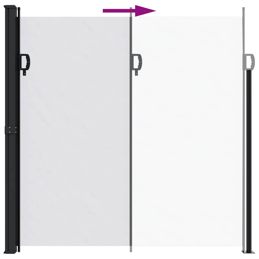 Bočna tenda na uvlačenje bijela 200x600 cm